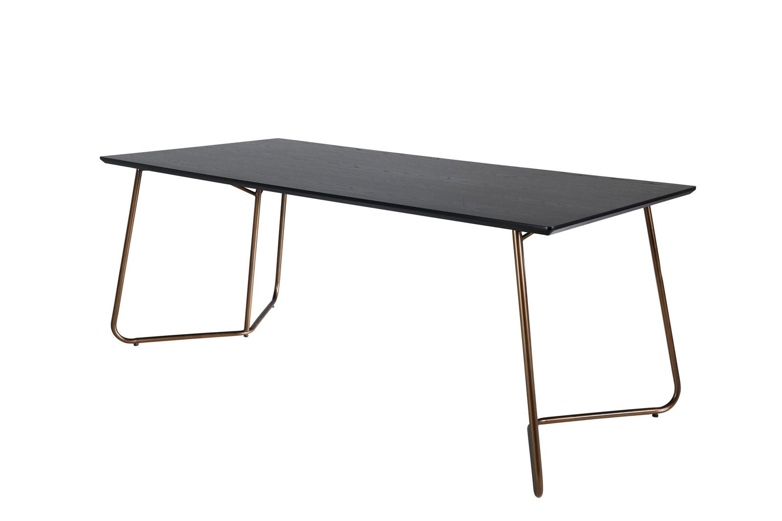 Venture Home Petra Dining Table - Distressed Copper / Black Veneer - vivahabitat.com