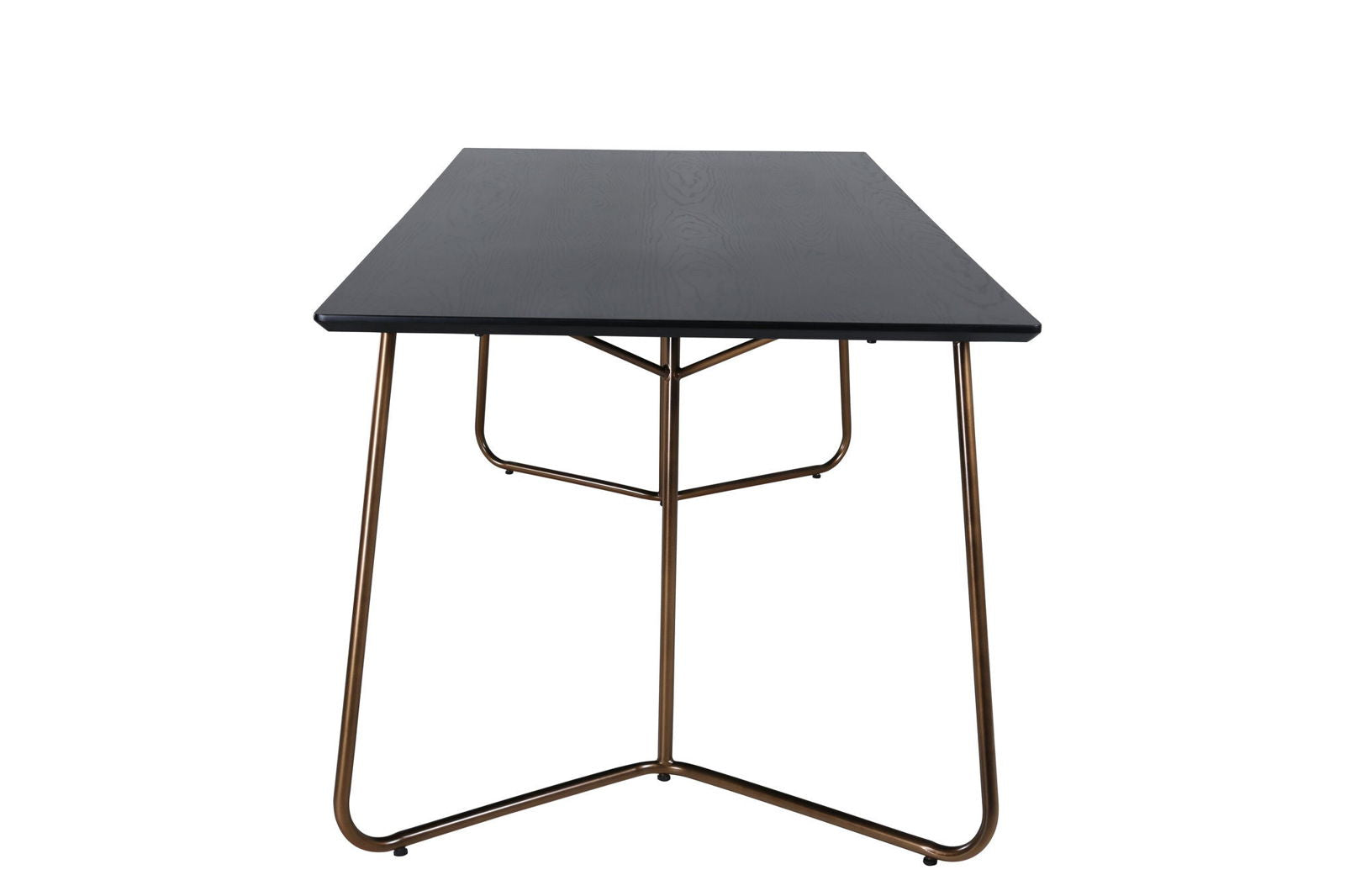 Venture Home Petra Dining Table - Distressed Copper / Black Veneer - vivahabitat.com