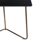 Venture Home Petra Dining Table - Distressed Copper / Black Veneer - vivahabitat.com