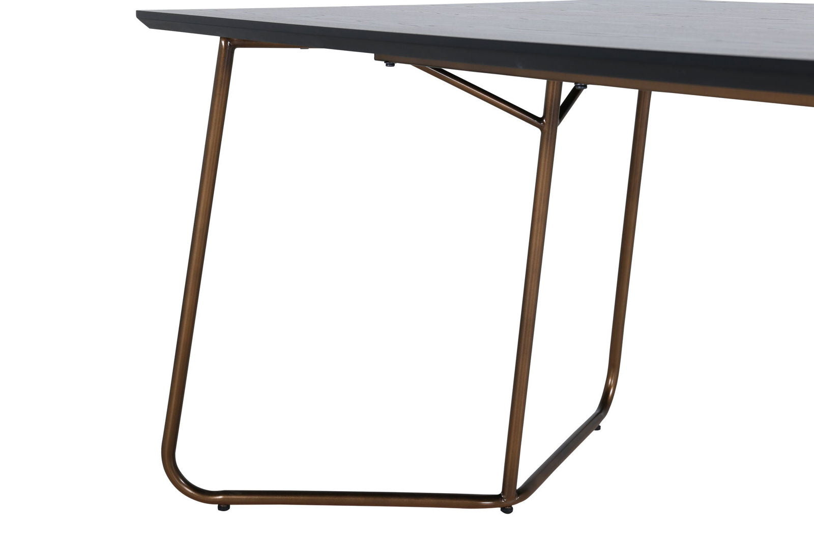 Venture Home Petra Dining Table - Distressed Copper / Black Veneer - vivahabitat.com