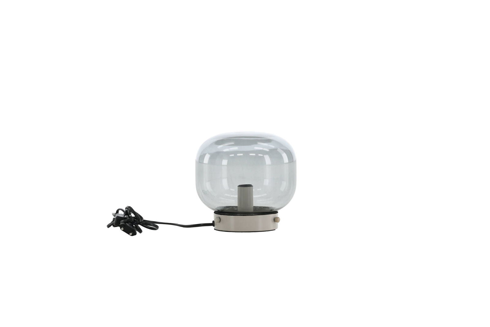 Venture Home Bollonelie -Table Lamp - Beige/Black smokey Glass - vivahabitat.com