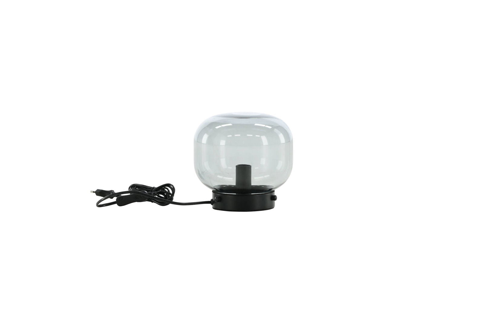 Venture Home Bollonelie -Table Lamp - Black/Black smokey Glass - vivahabitat.com