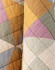 Bloomingville Crewe Quilt, Yellow, Cotton OEKO-TEX® - vivahabitat.com