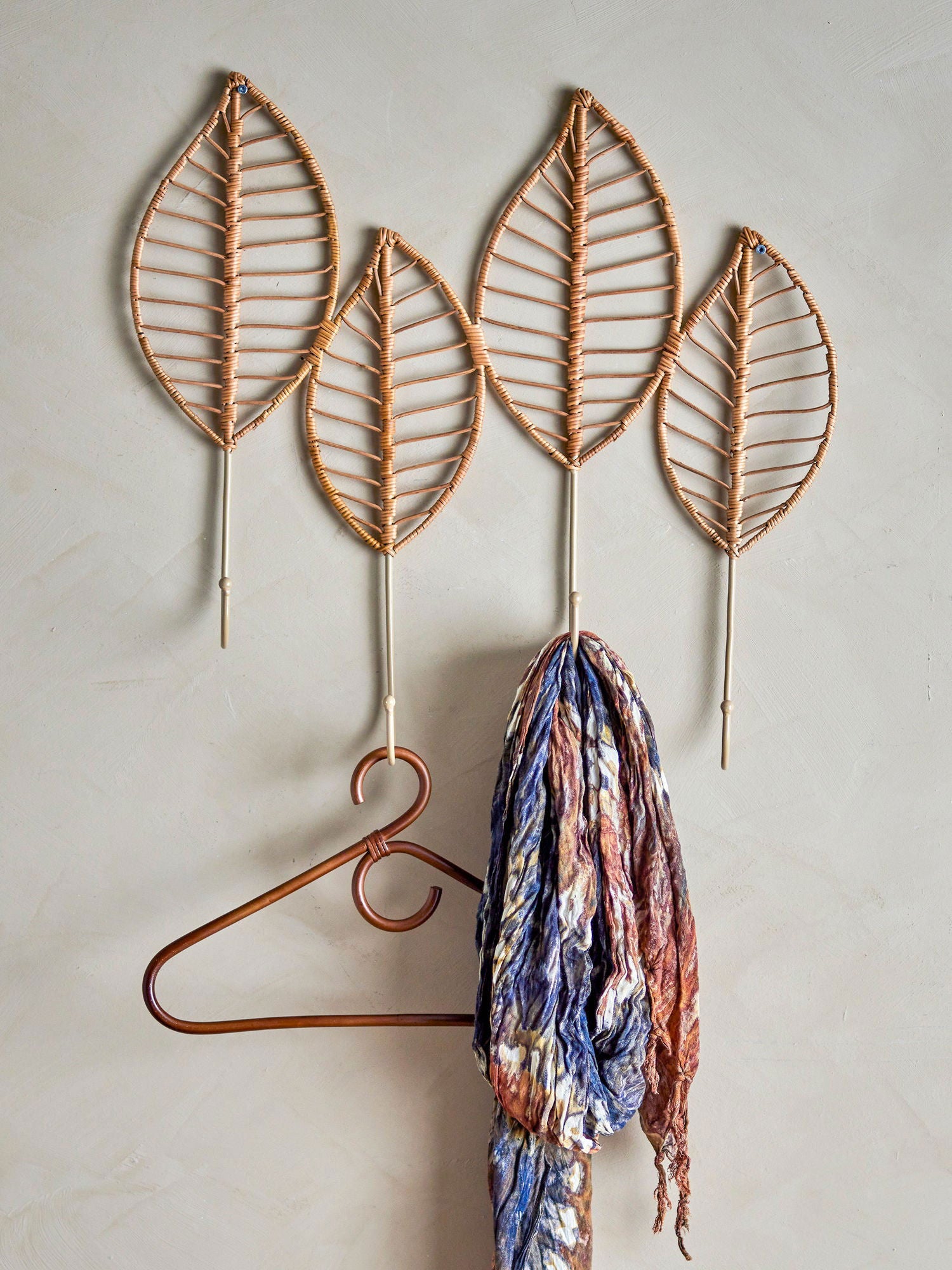 Bloomingville Neta Coat Rack, Nature, Rattan - vivahabitat.com