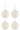 Box Of 4 Christmas Baubles Snowy Glass White Large - vivahabitat.com