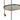 Dessert Trolley Ovale 2 Levels Iron/Glass Black/Bronze - vivahabitat.com