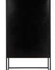 Bar Cabinet Ano Iron/Mango Wood Black/Brown - vivahabitat.com