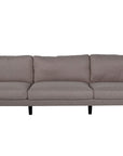 Venture Home Zoom 3-seat Sofa - Black / Brown Fabric - vivahabitat.com