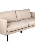 Venture Home Zoom 2-seat sofa - Black / Brown Fabric - vivahabitat.com