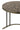 Set Of 3 Side Table Oval Silver/Brown Metal - vivahabitat.com