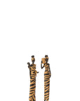 African Woman Zebra Poly Black/Brown Small Assortment Of 2 - vivahabitat.com