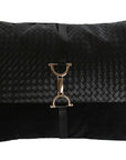 Buckle Cushion PU Black - vivahabitat.com