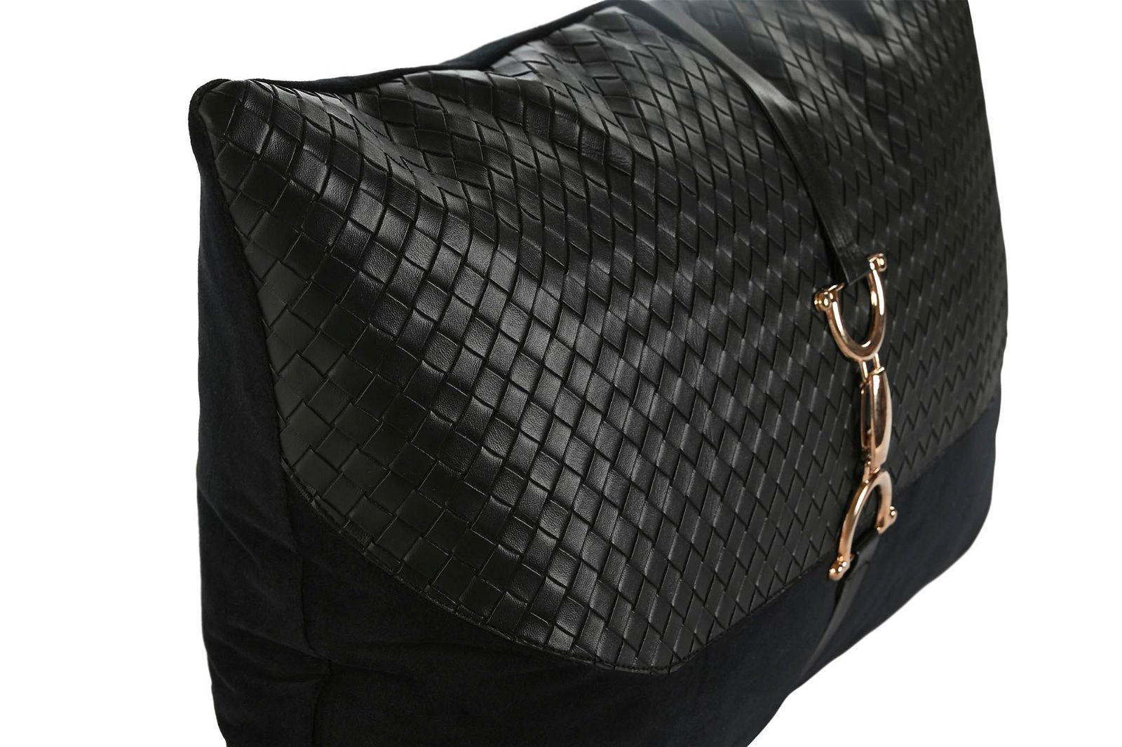 Buckle Cushion Velvet  Black - vivahabitat.com