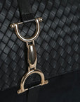 Buckle Cushion Velvet  Black - vivahabitat.com