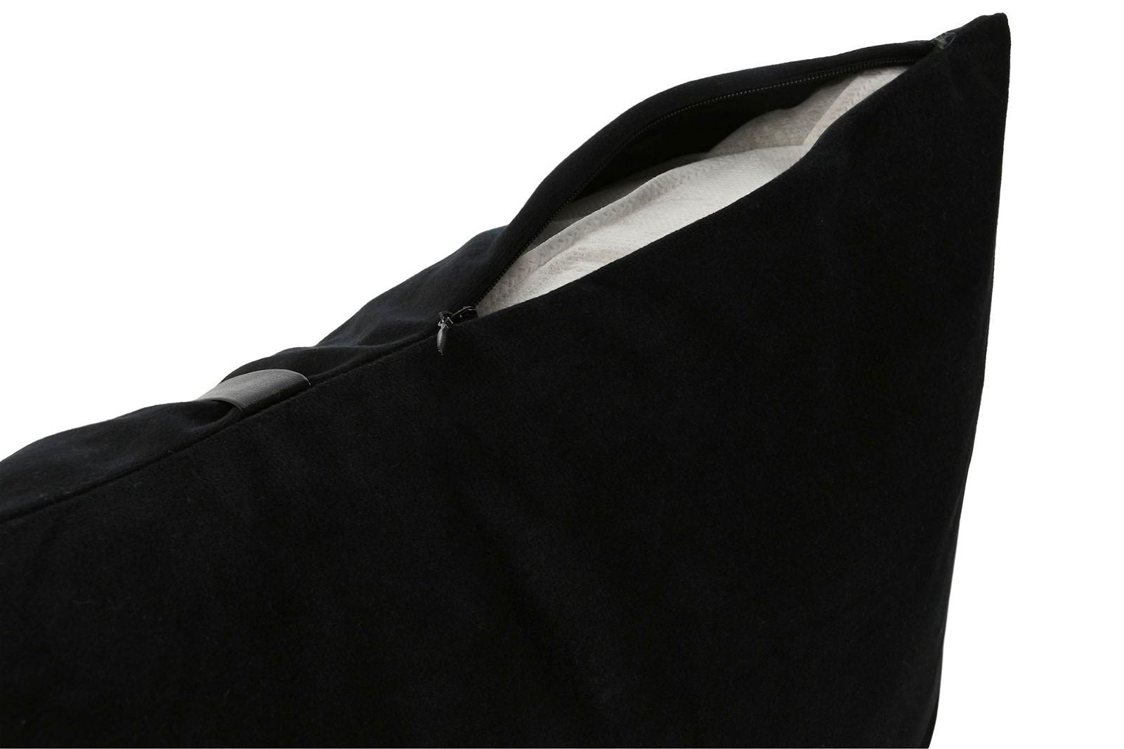 Buckle Cushion Velvet  Black - vivahabitat.com