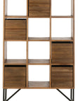 Cabinet With Drawers Recycle Teak Natural - vivahabitat.com