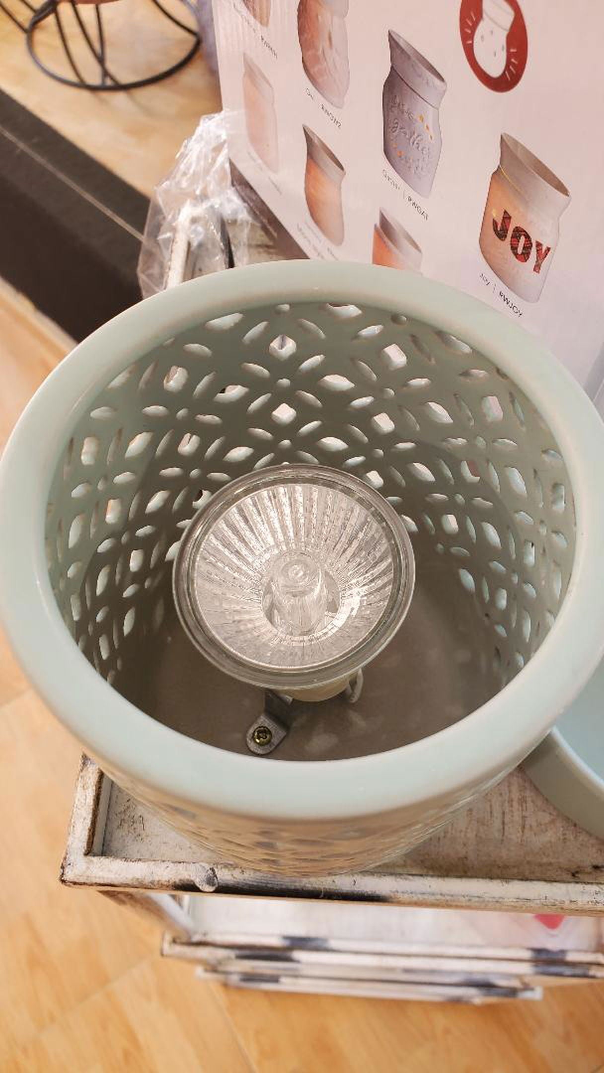 Candle Warmers Lantern in mint - vivahabitat.com