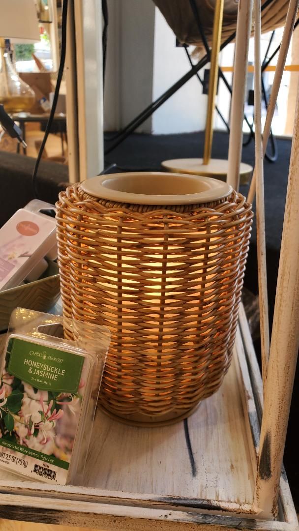 Candle Warmers Wicker Lantern - vivahabitat.com