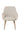 Chair Miles Steel/Foam Ivory - vivahabitat.com