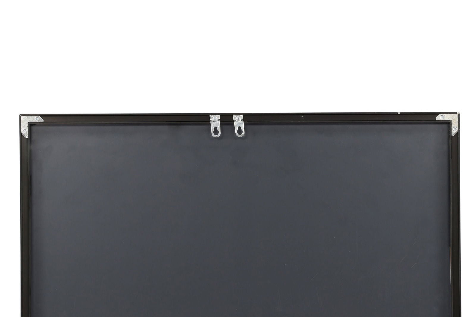 Venture Home Lake Large Mirror - Matte black / Clear Mirror glass - vivahabitat.com