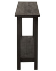 Console Square Mango Wood Black - vivahabitat.com