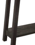 Console Square Mango Wood Black - vivahabitat.com