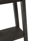 Console Square Mango Wood Black - vivahabitat.com