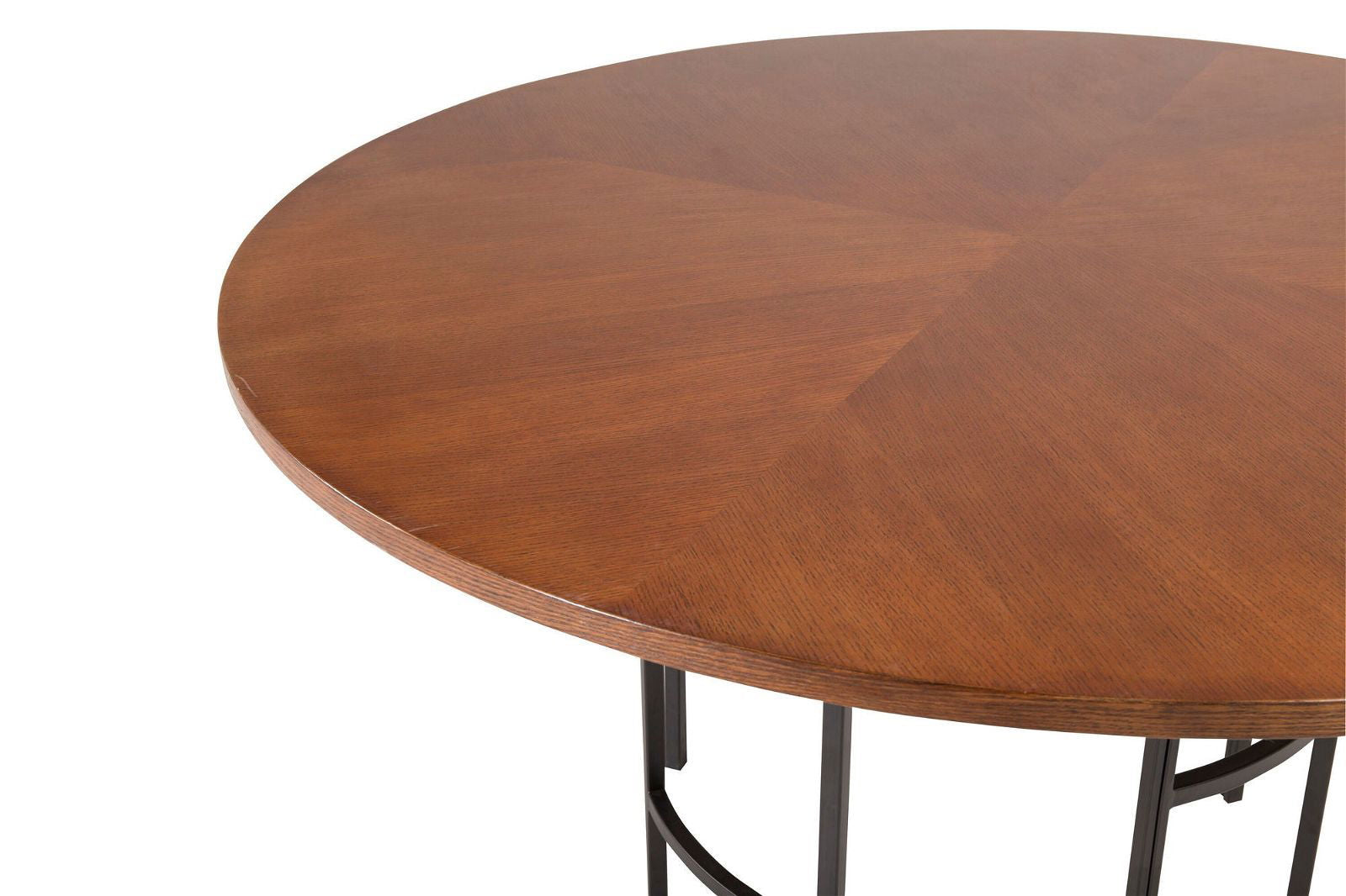 Copenhagen - Dining Table round - Brown / Black - vivahabitat.com