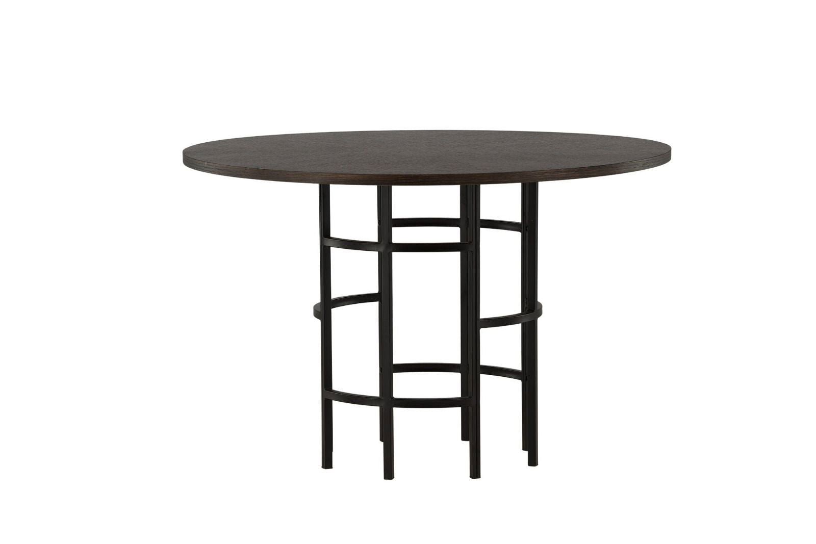 Copenhagen Dining Table - Black / Mocca Veneer - vivahabitat.com