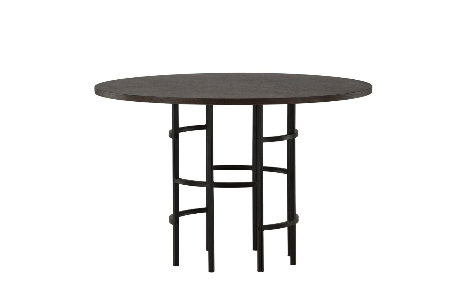 Copenhagen Dining Table - Black / Mocca Veneer - vivahabitat.com