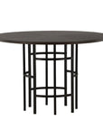 Copenhagen Dining Table - Black / Mocca Veneer - vivahabitat.com