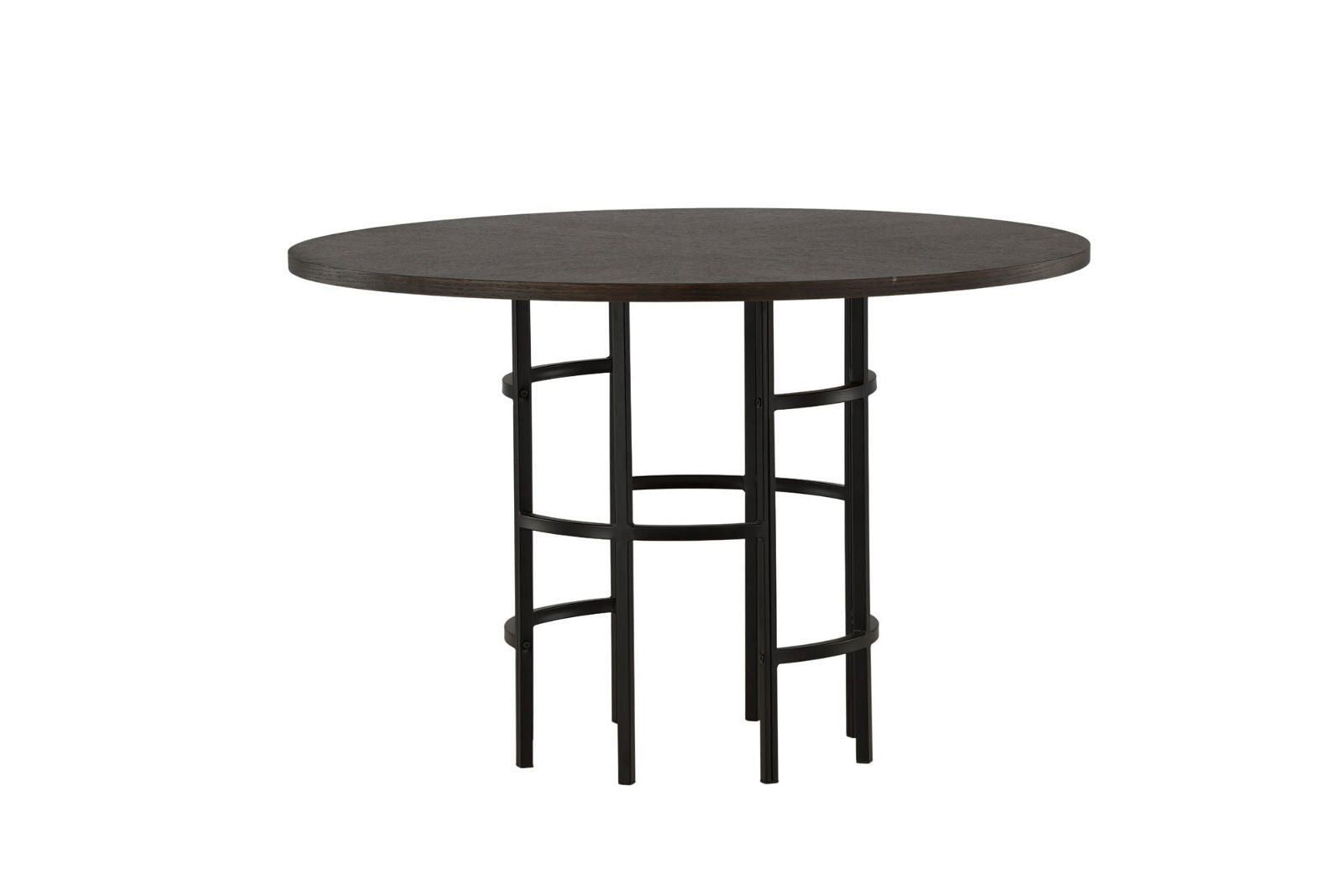 Copenhagen Dining Table - Black / Mocca Veneer - vivahabitat.com