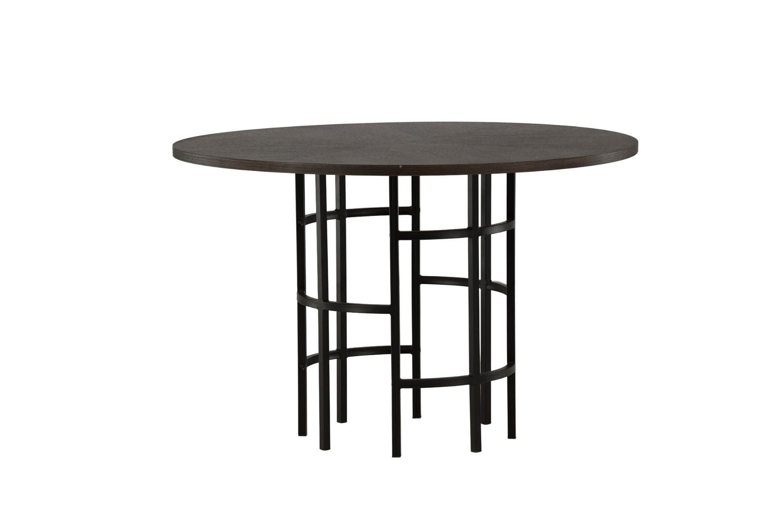 Copenhagen Dining Table - Black / Mocca Veneer - vivahabitat.com