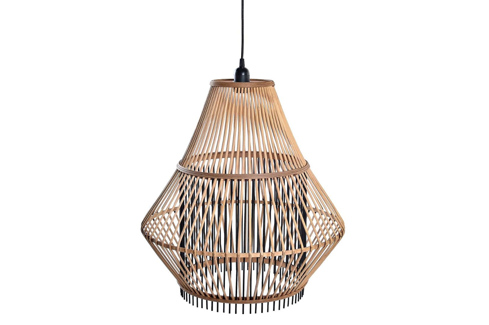 DKD Home Decor Bamboo Ceiling Lamp - vivahabitat.com
