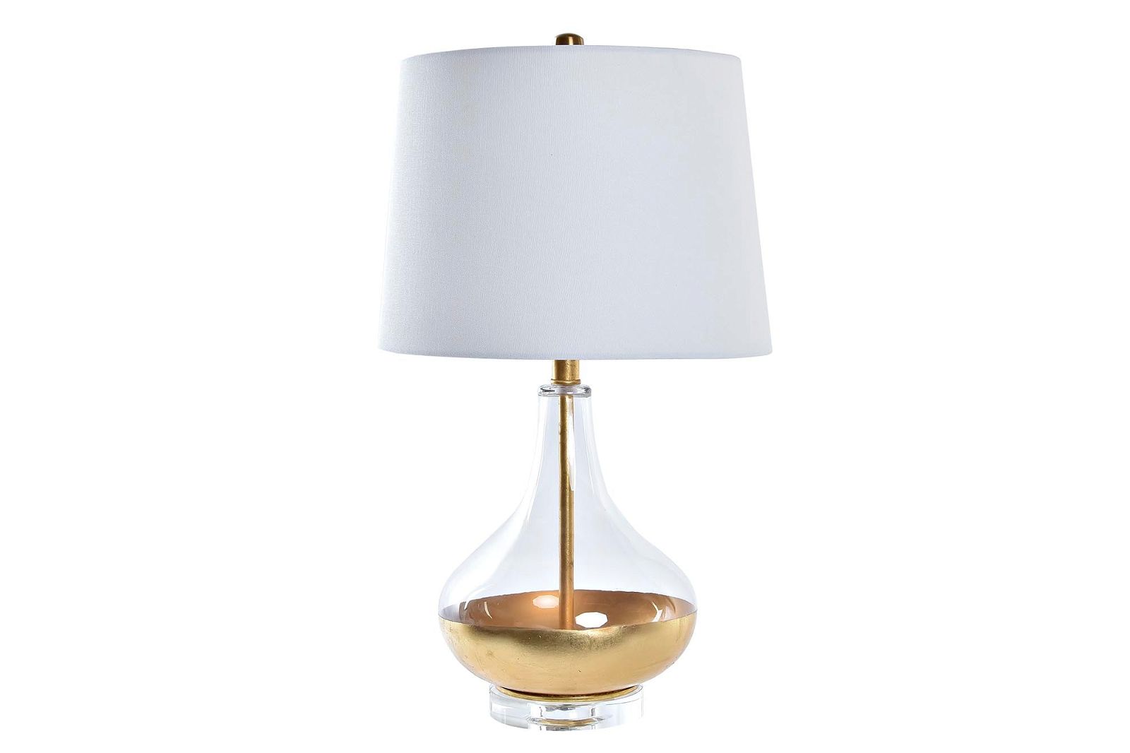 DKD Home Decor Design table lamp in gold and glass - vivahabitat.com