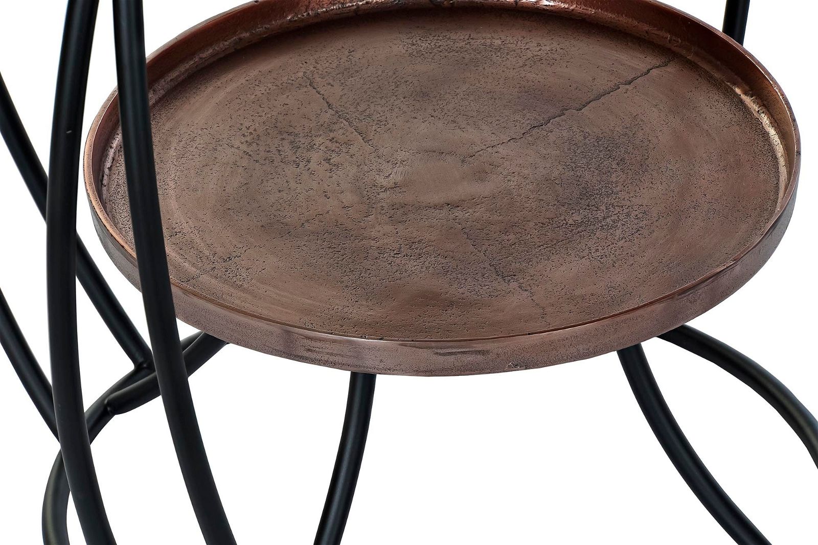DKD Home Decor Round Coffee Table with wow factor! - vivahabitat.com