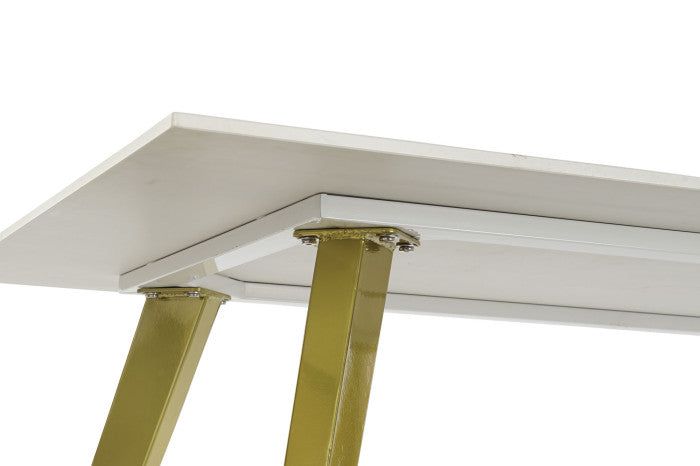 DKD Home Decor Sleek dining table design - vivahabitat.com