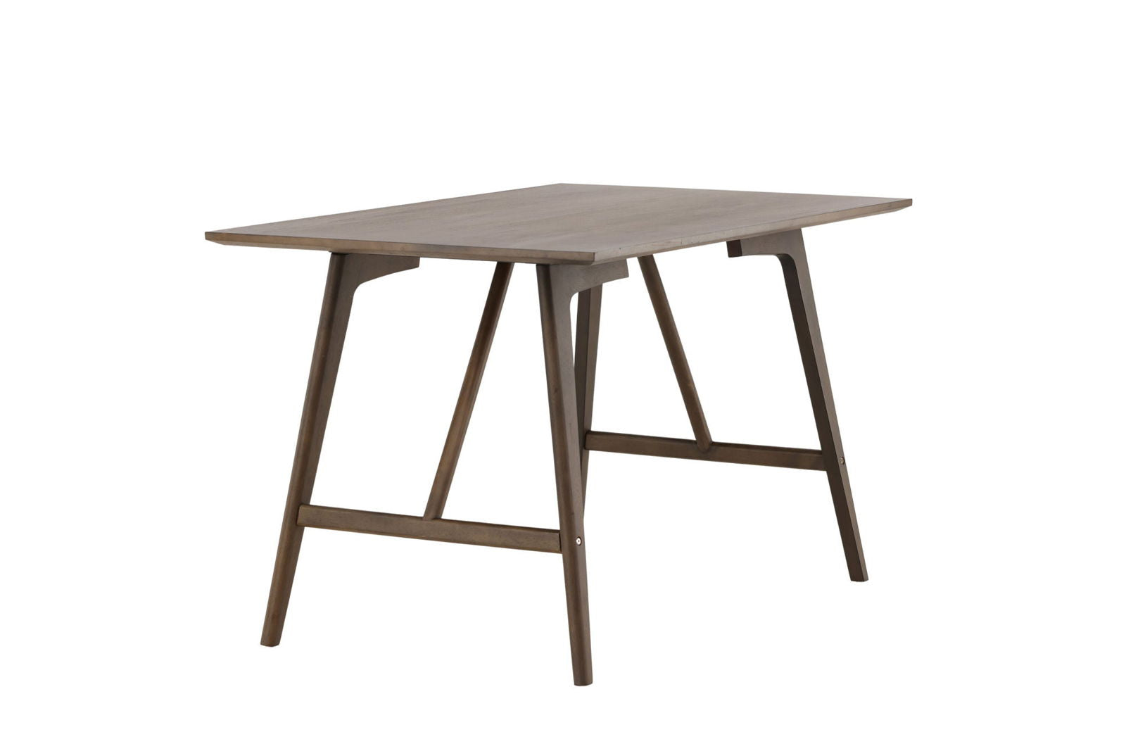 Venture Home Kaseidon Dining Table - Rubberwood / Dark Brown MDF - vivahabitat.com