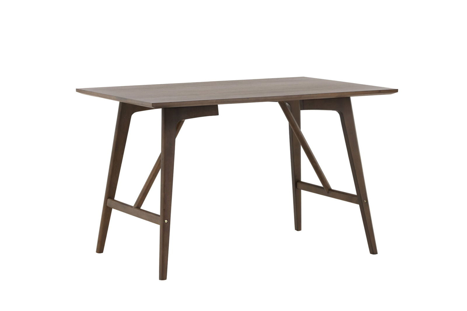 Venture Home Kaseidon Dining Table - Rubberwood / Dark Brown MDF - vivahabitat.com