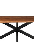 Dining Table Gerard Big Acacia Wood Brown - vivahabitat.com