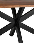 Dining Table Gerard Big Acacia Wood Brown - vivahabitat.com