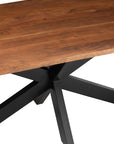 Dining Table Gerard Big Acacia Wood Brown - vivahabitat.com