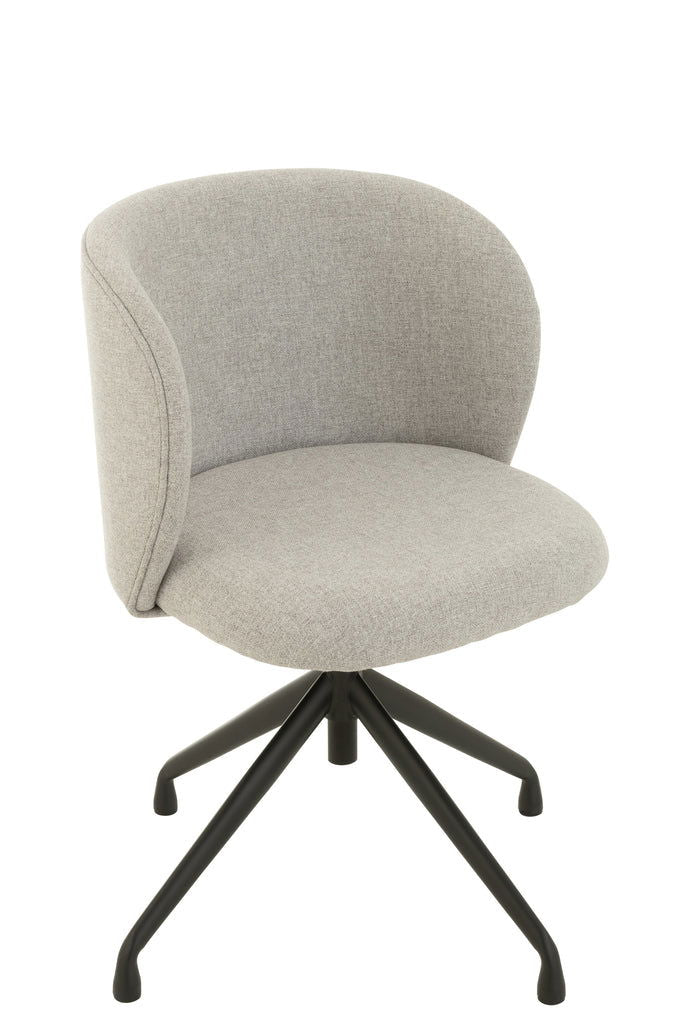 Chair Turn/Up/Down Linen Grey - vivahabitat.com