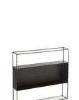 Shelf Seen Metal/Glass Black - vivahabitat.com