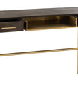 Console Janis 2Drawers Mango Wood/Iron Brown/Gold - vivahabitat.com