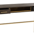 Console Janis 2Drawers Mango Wood/Iron Brown/Gold - vivahabitat.com