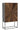 Bar Cabinet Shanil 2 Doors Wood/Iron Natural/Grey - vivahabitat.com