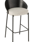 Bar Chair Lone Ply Wood/Metal Black/Grey - vivahabitat.com