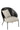 Lounge Chair Lone Wood/Metal Black/Grey - vivahabitat.com