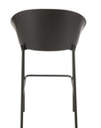 Bar Chair Lone Ply Wood/Metal Black/Grey - vivahabitat.com